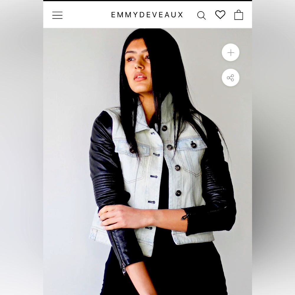 Emmy Deveaux Harlow Denim Jacket XL